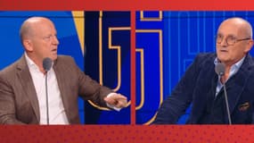 Bruno Pomart et Jérôme Marty sur le plateau des "Grandes Gueules" le 6 novembre 2023