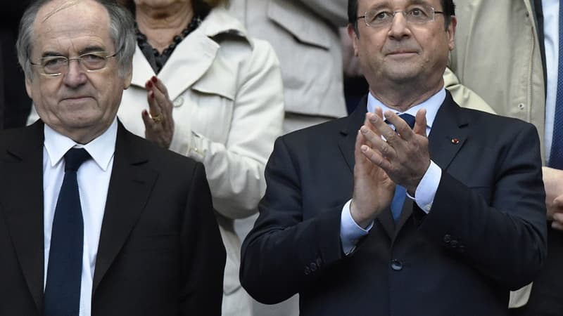 Noël Le Graët et François Hollande