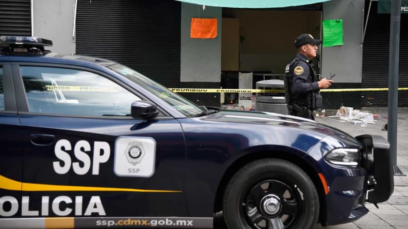 Un policier en intervention à Mexico (PHOTO D'ILLUSTRATION)