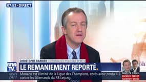 L’édito de Christophe Barbier: Le remaniement du gouvernement reporté