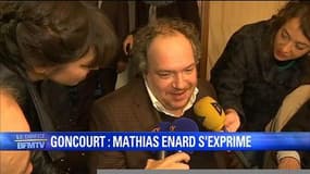 Goncourt 2015: Mathias Enard "espère que ça ne changera pas sa vie"