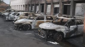 La police municipale de Neuilly-sur-Marne incendiée