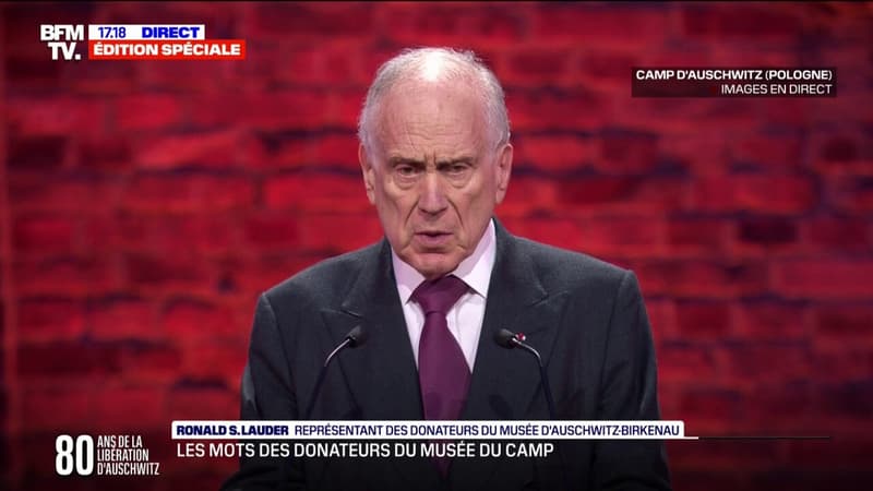 Ronald S. Lauder (président du Congrès juif mondial): 