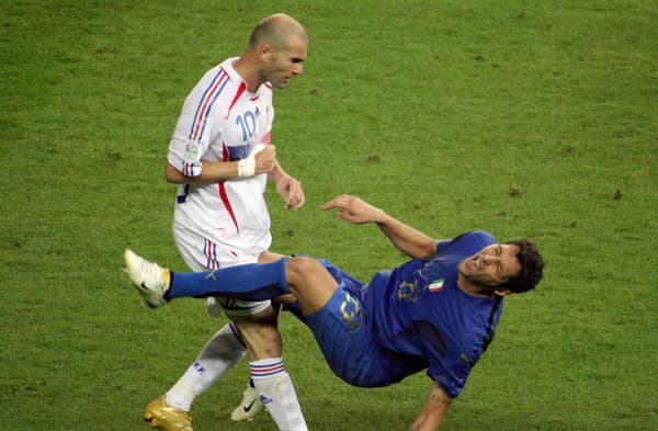 Le coup de tête de Zinédine Zidane à Marco Materazzi en finale de la Coupe du monde 2006