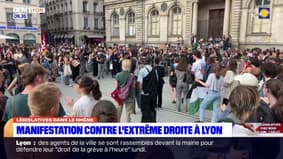 Législatives anticipées: les Lyonnais manifestent contre l'extrême droite