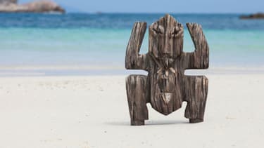 Le fameux totem de "Koh-Lanta"