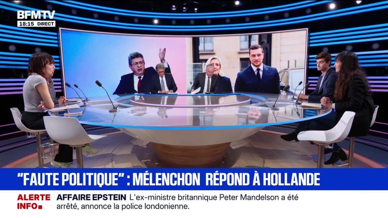 Marschall Truchot : "Faute politique", Jean-Luc Mélenchon répond à François Hollande - 23/02