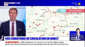 Ile-de-France: les bretelles de sortie vers l'A14 à Nanterre fermées après un vol de câbles
