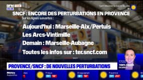 SNCF: de nouvelles perturbations en Provence-Alpes-Côte d'Azur