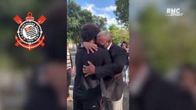 Brésil : Willian fond en larmes dans les bras de son père à son retour à Corinthians