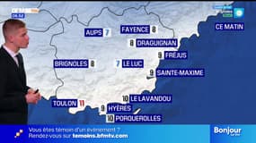 Météo Var: de la pluie et des orages ce mardi, jusqu'à 16°C à Hyères