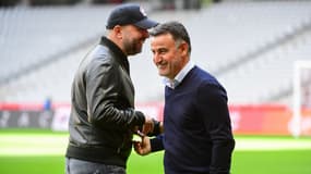 Gérard Lopez et Christophe Galtier en mai 2019