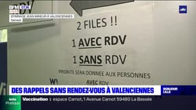 Valenciennes: un centre de vaccination effectue des rappels sans rendez-vous