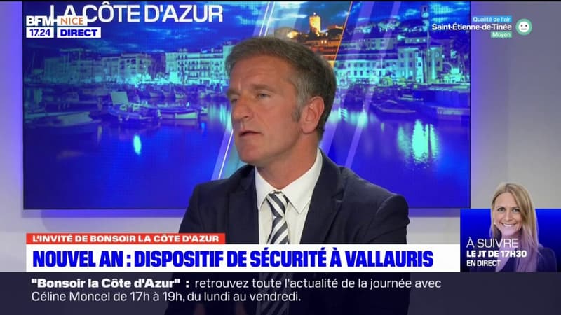 Nouvel an: dispositif de sécurité à Vallauris