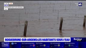 Roquebrune-sur-Argens: les habitants sous l'eau après les intempéries