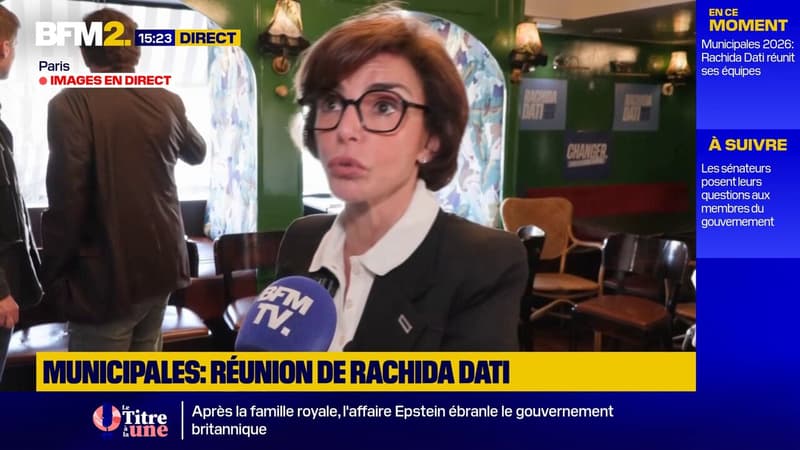 "Ses propos sont responsables": Rachida Dati réagit aux propos d'Édouard Philippe qui fera "tout" pour "l'alternance" à Paris
