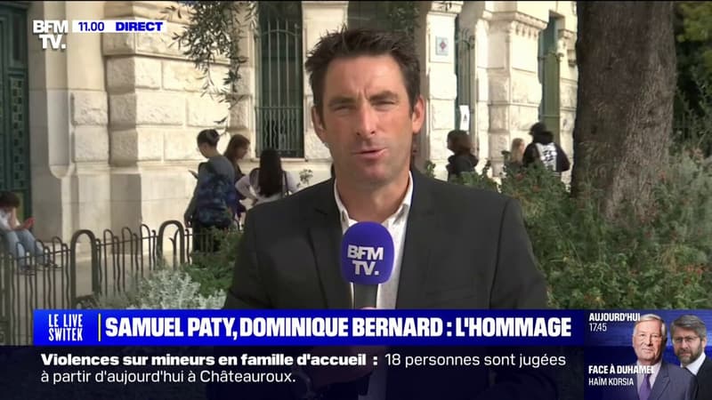 Hommages à Samuel Paty et Dominique Bernard: le lycée Masséna de Nice respecte une minute de silence