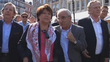 Martine Aubry lors de la dernière édition de la braderie de Lille, en septembre dernier.