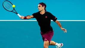 Roger Federer, lors de son dernier match en janvier 2020