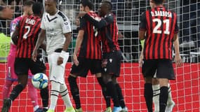 La joie niçoise sur l'ouverture du score.