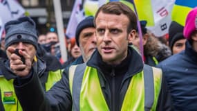 Une image d'Emmanuel Macron générée par le logiciel Midjourney