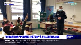 Formation "permis piéton" à Villeurbanne