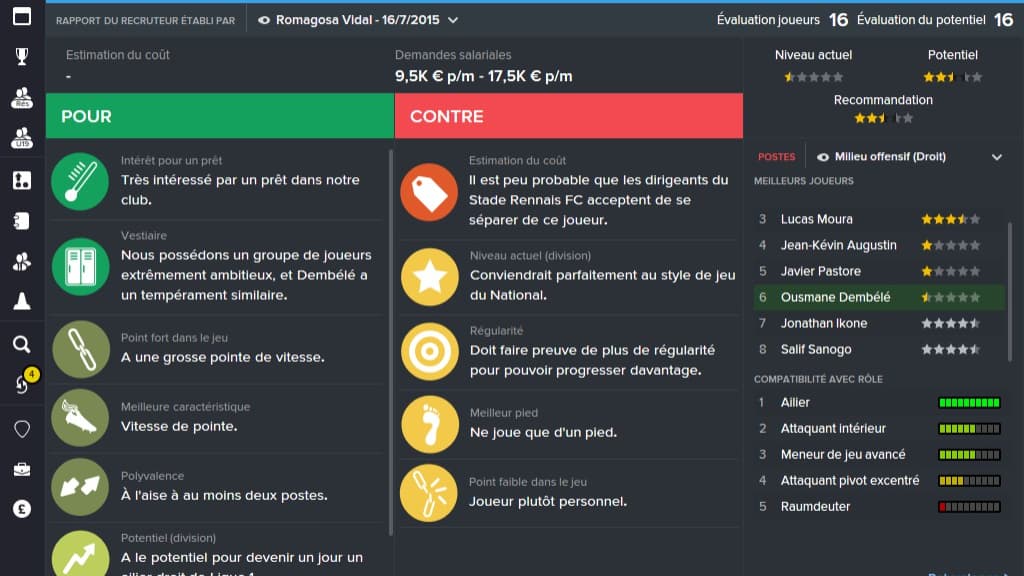Pour Romagosa, pas de doute, Dembélé a de l'avenir Pour Romagosa, pas de doute, Dembélé a de l'avenir