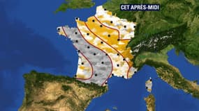 Météo: les températures repartent à la baisse. Pluies sur l'ouest de la France ce matin.