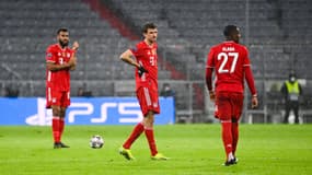 Thomas Müller, David Alaba et Eric-Maxim Choupo-Moting abattus