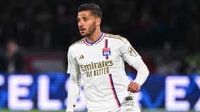 Le défenseur brésilien Henrique Silva pendant un match de l'OL en avril 2024