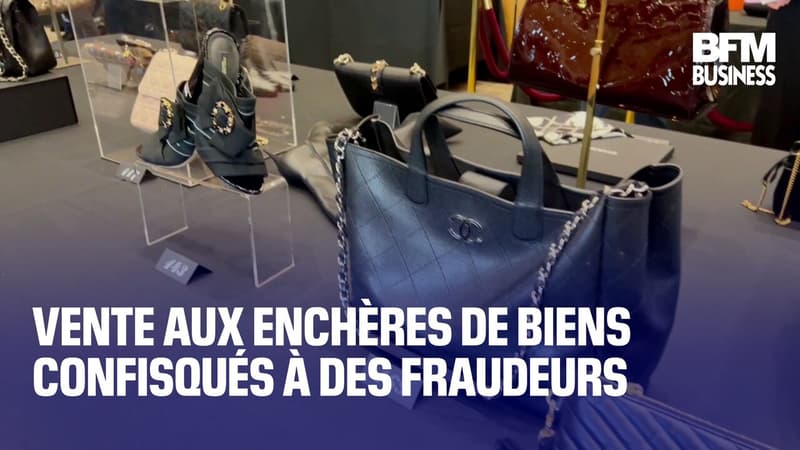 Vente aux enchères de biens confisqués à des fraudeurs