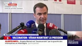 Olivier Véran: la semaine dernière, "96% des Français qui ont contracté le Covid-19 n'étaient pas vaccinés"