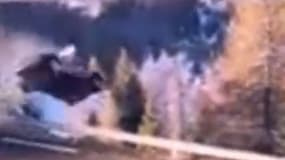 Les images du crash d'Adrien Fournaux au Rallye de Monte-Carlo  