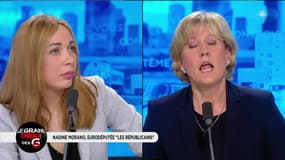 Nadine Morano ne votera pas pour Marine Le Pen mais trouve Emmanuel Macron "dangereux"