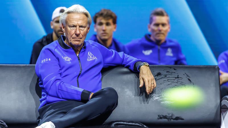 Björn Borg lors de la Laver Cup, le 20 septembre 2024