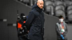 Erik ten Hag jeudi soir, au stade Pierre-Mauroy