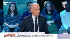 Jean-Michel Blanquer sur le voile: "Les enfants doivent être épargnés par ces débats d'adultes"