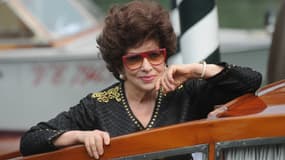 L'actrice italienne Gina Lollobrigida en 2012 à Venise.