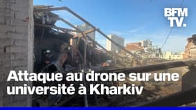 Ukraine: Un drone kamikaze russe percute un bâtiment universitaire de Kharkiv en plein jour