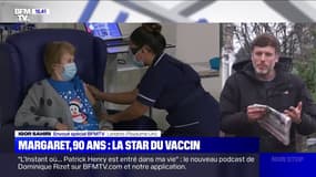 Royaume-Uni: la première femme vaccinée contre le Covid-19 fait la Une des journaux