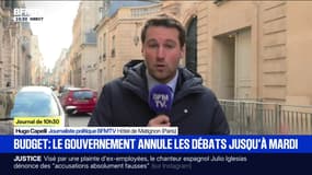 Budget: le gouvernement suspend les débats jusqu'à mardi 