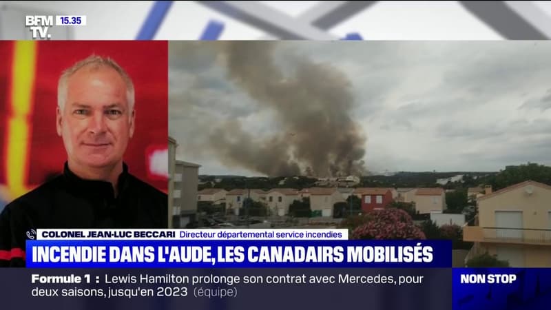 Incendie dans l'Aude: "Plus d'une centaine d'hectares" détruits, selon les pompiers