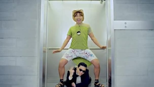 capture d'écran du clip Gangnam Style, de Psy