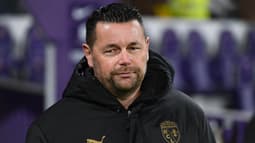 L'entraîneur du RC Lens Pierre Sage, 2 janvier 2025