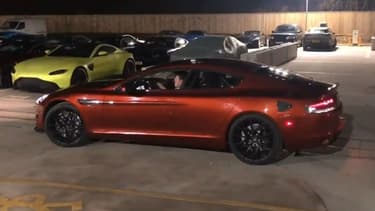 La Rapide E, première voiture électrique d'Aston Martin.