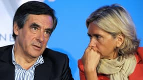 François Fillon et Valérie Pécresse le 27 août 2014.