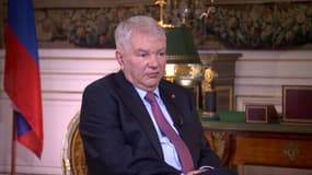 L'ambassadeur de Russie en France, Alexey Meshkov, invité de BFMTV le 12 mars 2025. 