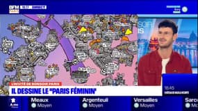 12% des rues de Paris portent le nom d'une femme, l'illustrateur Alexis Carlier en a fait une carte