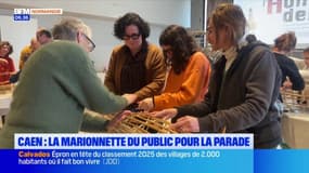 Millénaire de Caen: une marionnette géante construite par les habitants pour la "Parade opératique"