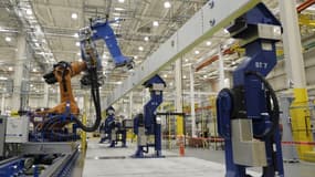 Des robots dans une usine (image d'illustration).